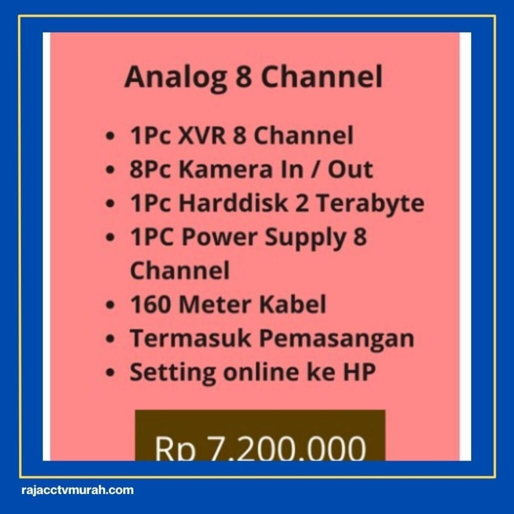 Harga Pasang CCTV Rumah