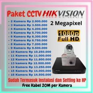 paket cctv hikvision
