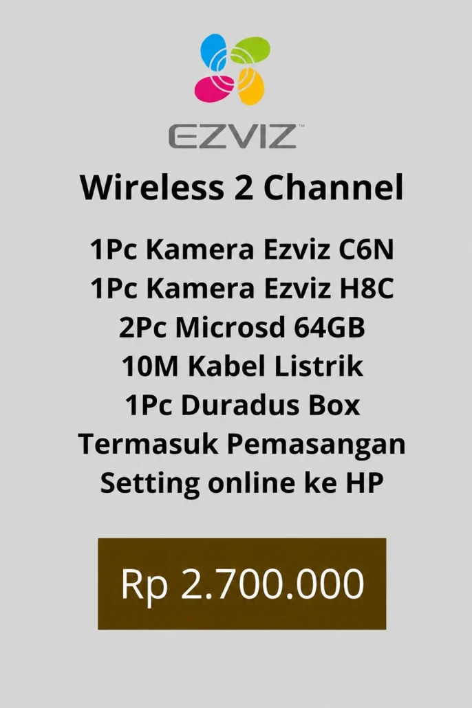 PAKET CCTV EZVIZ